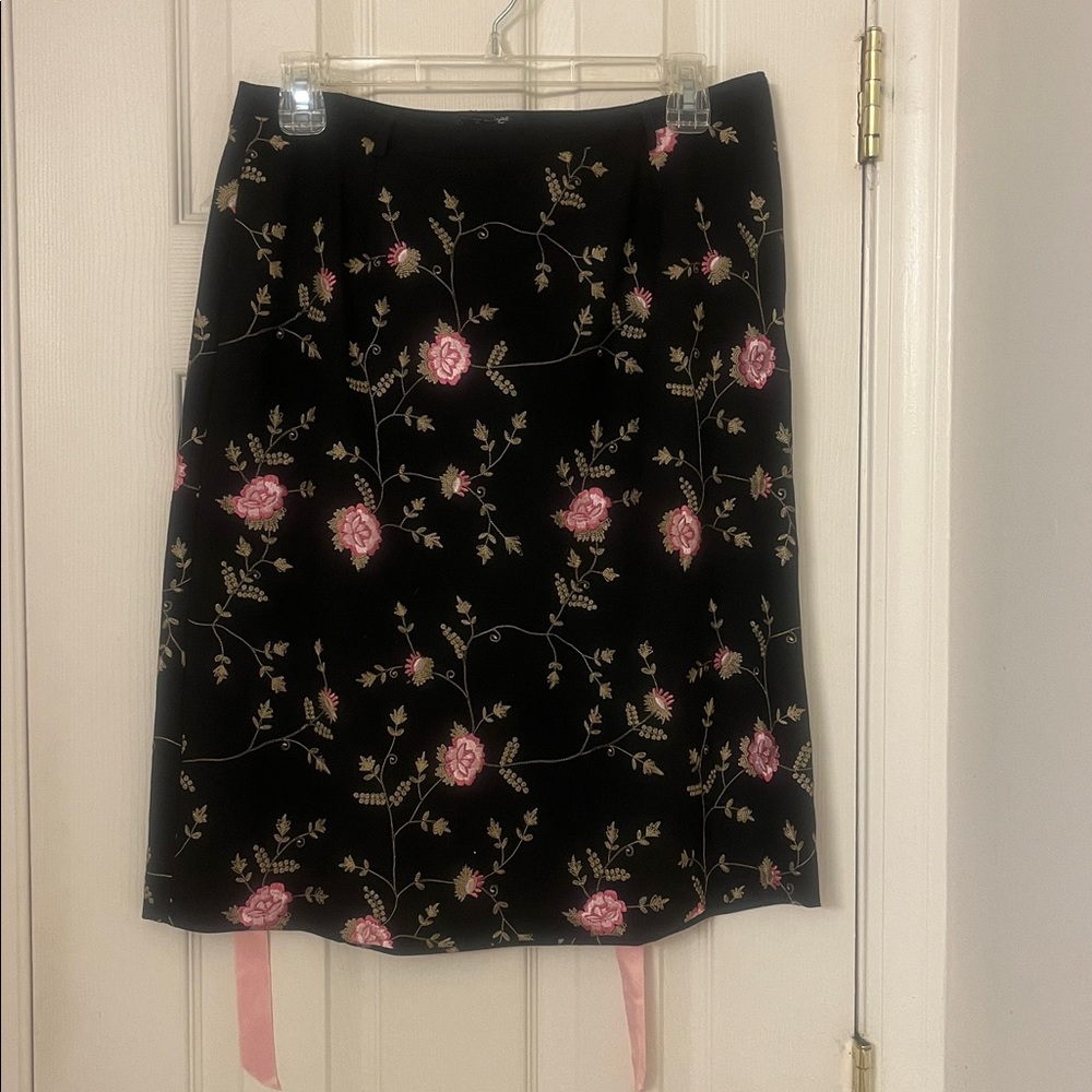 Karen Kane Black Dress with Gold Detailing